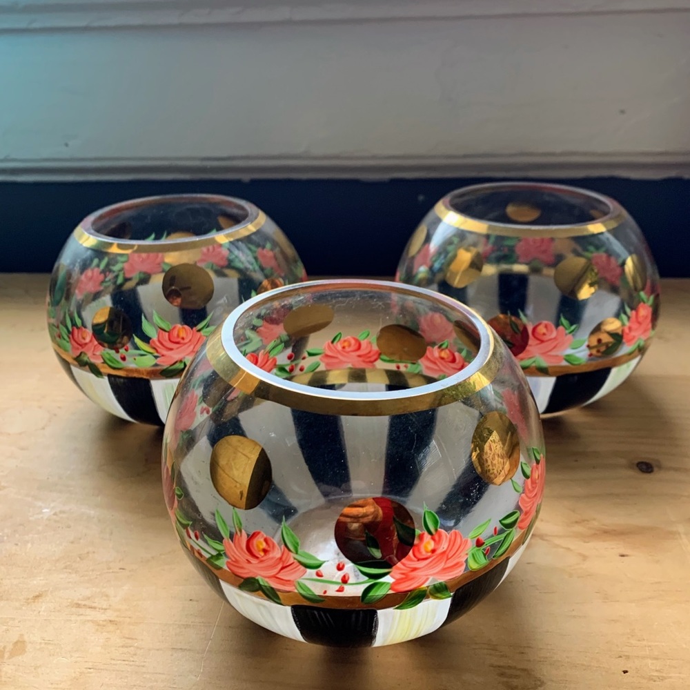 MACKENZiE-CHiLDS candle holder/vase set